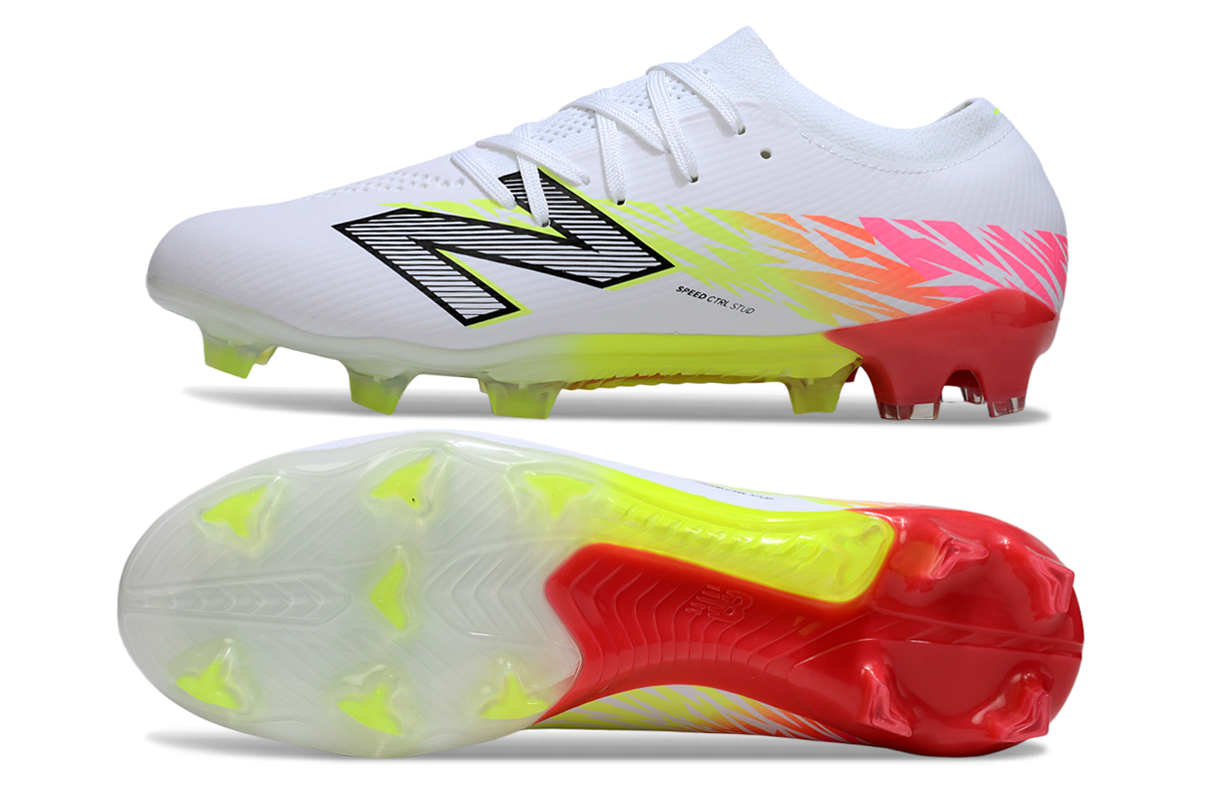 New Balance Furon V8 Elite FG Verde e Laranja - Imagem 6