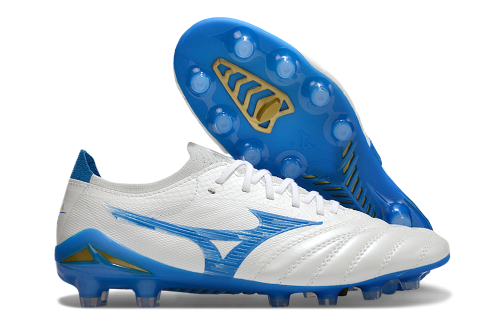Mizuno Morelia Neo 4 Campo - Branco/Azul - Imagem 2
