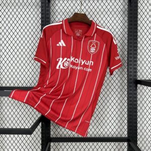 Camisa Nottingham Forest Home 25/26 Torcedor Masculina – Vermelho