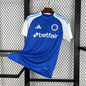 Camisa Cruzeiro I 25/26 - Torcedor Adidas Masculina - Azul e branca