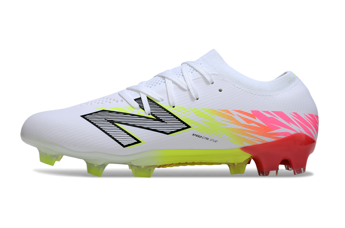New Balance Furon V8 Elite FG Verde e Laranja - Imagem 8