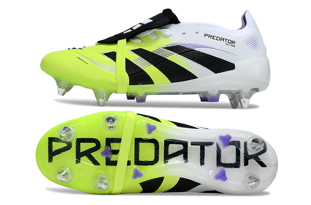 Adidas Predator 25 Elite Tongue FG - Branco Verde - Imagem 2