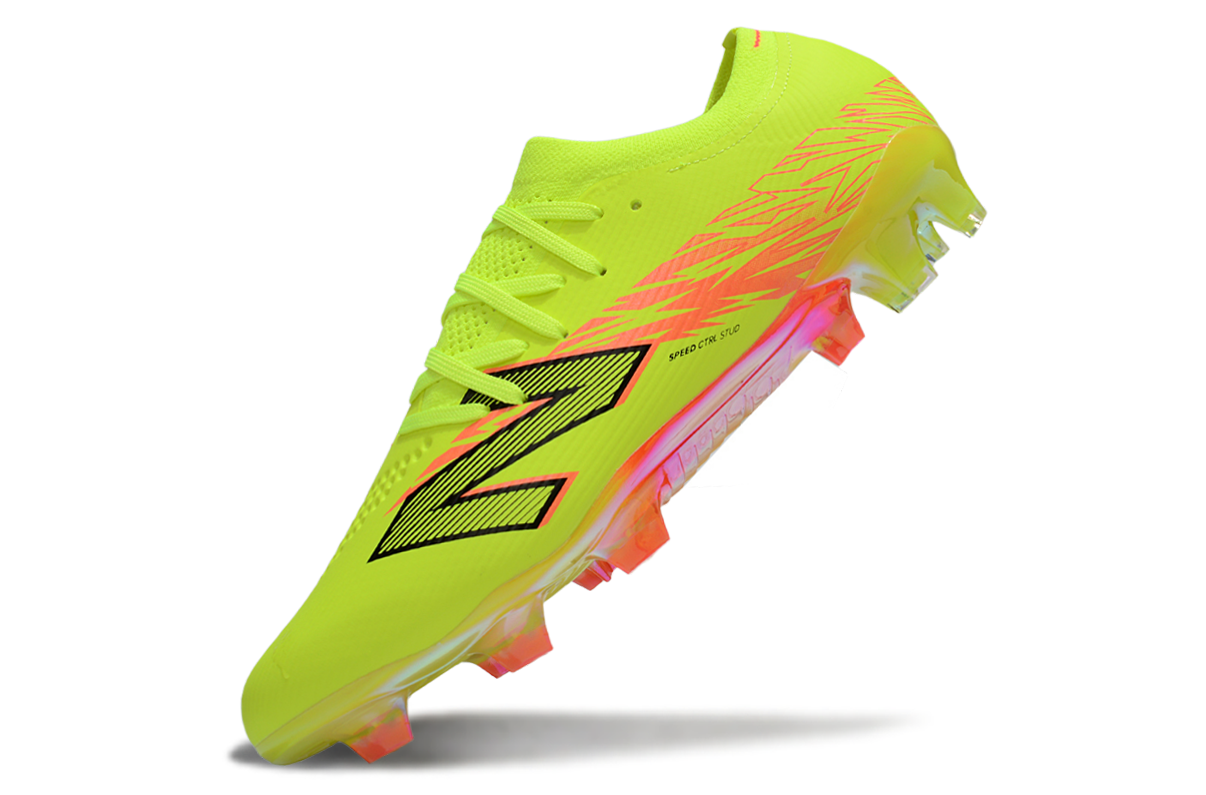 New Balance Furon V8 Elite FG Amarela e Laranja - Imagem 4