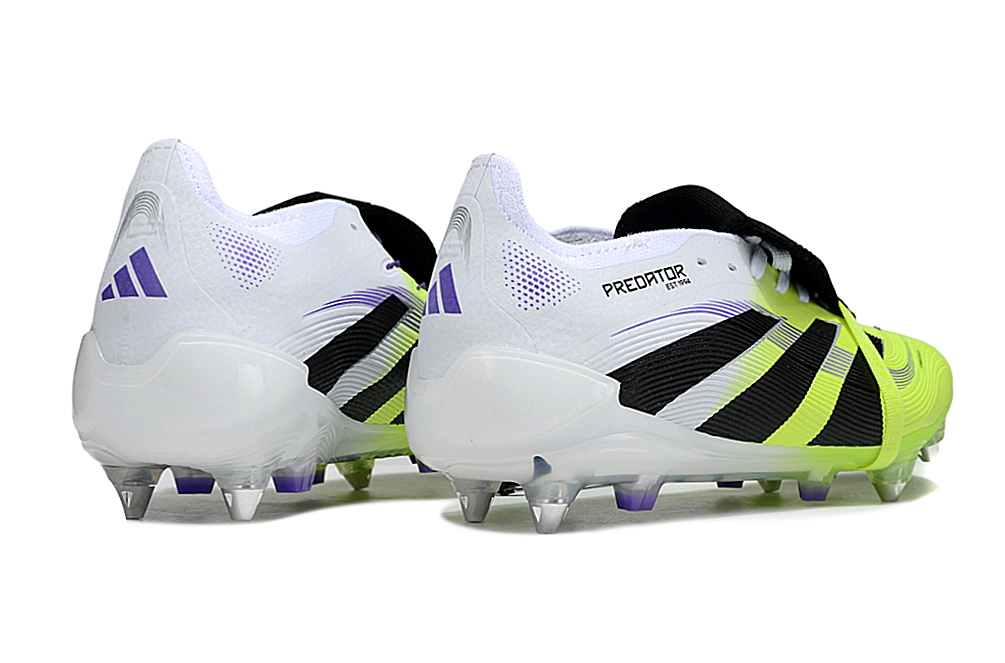 Adidas Predator 25 Elite Tongue FG - Branco Verde - Imagem 6