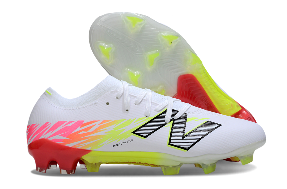 New Balance Furon V8 Elite FG Verde e Laranja - Imagem 5