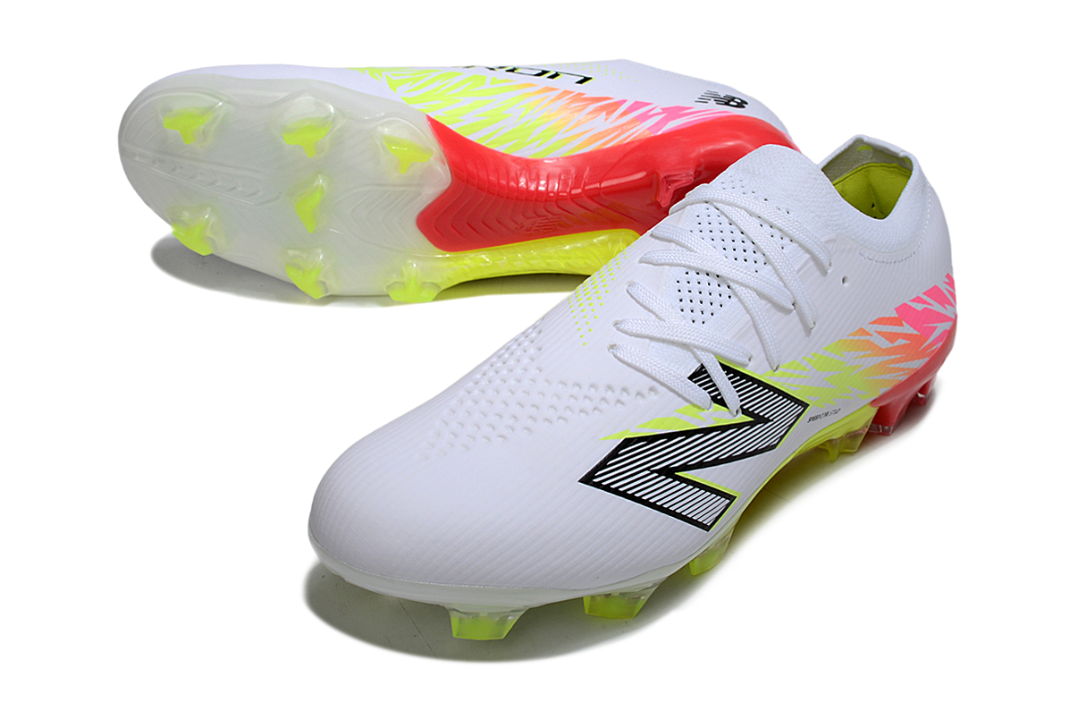 New Balance Furon V8 Elite FG Verde e Laranja - Imagem 2