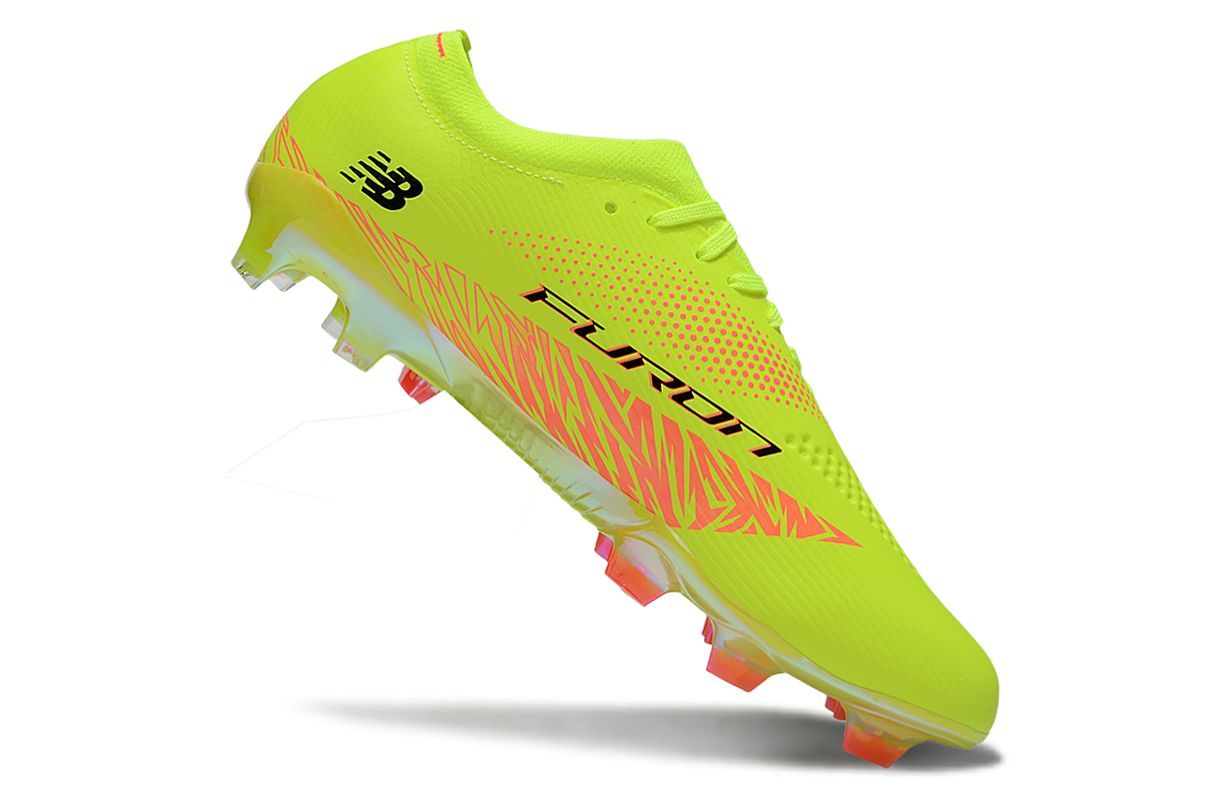 New Balance Furon V8 Elite FG Amarela e Laranja - Imagem 3
