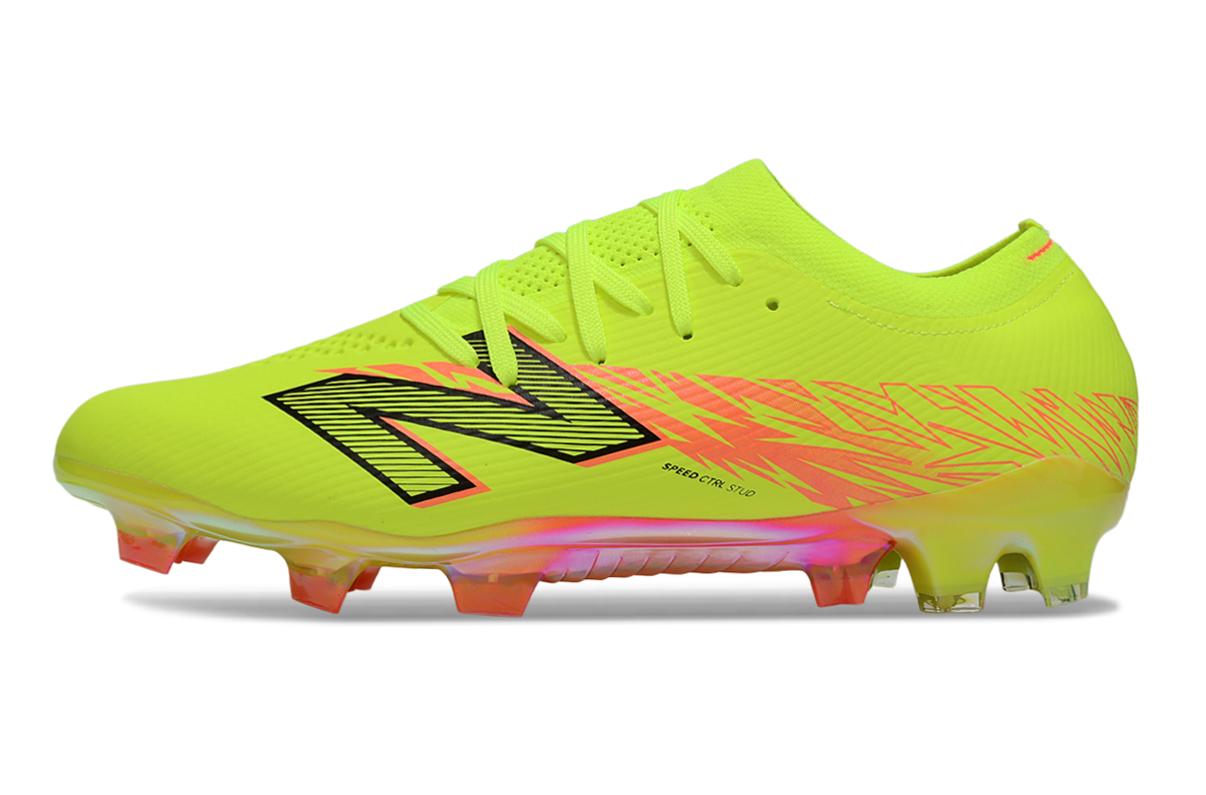 New Balance Furon V8 Elite FG Amarela e Laranja - Imagem 6