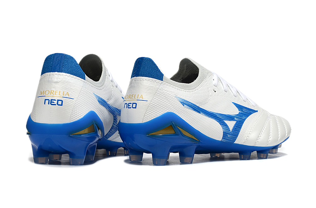 Mizuno Morelia Neo 4 Campo - Branco/Azul - Imagem 4