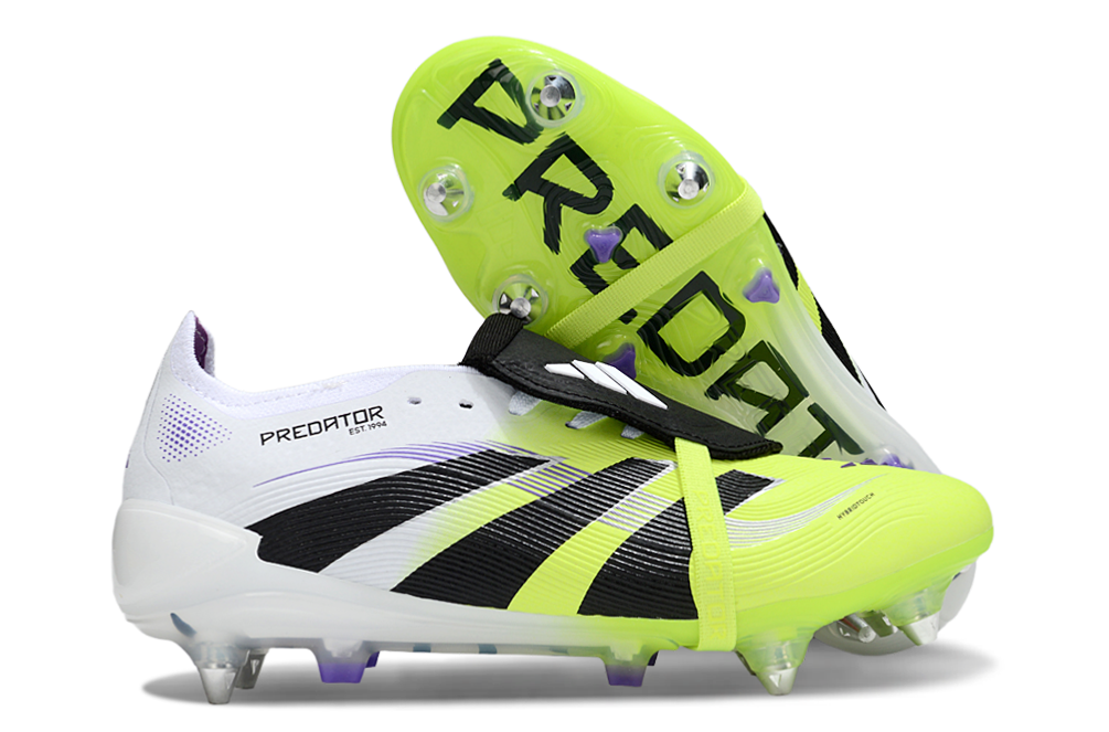 Adidas Predator 25 Elite Tongue FG - Branco Verde - Imagem 5