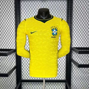 Camisa Manga Longa Brasil Titular Copa do mundo 26/27